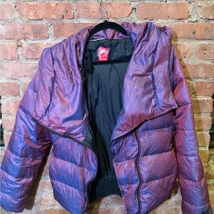Nike Sportswear Iridescent Puffer Jacket | Purple/Pink Holographic | Size S